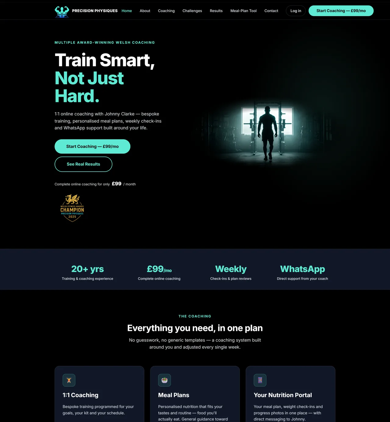 Precision Physiques — live online coaching platform